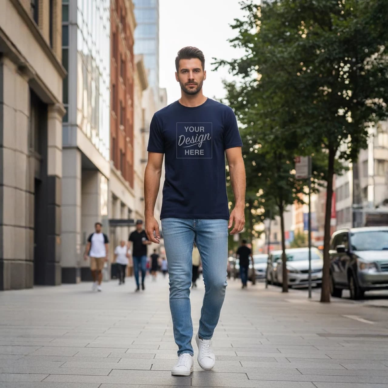 Vic Bay apparel worn in an urban reseller campaign